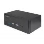StarTech.com Conmutador KVM HDMI de doble monitor de 2 puertos – 4K 60 Hz Ultra HD HDR – Conmutador KVM HDMI 2.0 4K de sobremesa con hub USB 3.0 de 2 puertos (5 Gbit/s) y 4x USB 2.0 HID, audio – Conmutación por teclas de acceso rápido – TAA