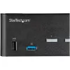 StarTech.com Conmutador KVM HDMI de doble monitor de 2 puertos – 4K 60 Hz Ultra HD HDR – Conmutador KVM HDMI 2.0 4K de sobremesa con hub USB 3.0 de 2 puertos (5 Gbit/s) y 4x USB 2.0 HID, audio – Conmutación por teclas de acceso rápido – TAA