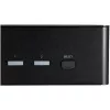 StarTech.com Conmutador KVM HDMI de doble monitor de 2 puertos – 4K 60 Hz Ultra HD HDR – Conmutador KVM HDMI 2.0 4K de sobremesa con hub USB 3.0 de 2 puertos (5 Gbit/s) y 4x USB 2.0 HID, audio – Conmutación por teclas de acceso rápido – TAA