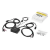 StarTech.com Conmutador KVM HDMI de 2 puertos - 4K 60Hz - Conmutador KVM USB de sobremesa UHD/Ultra HD compacto de dos puertos con cables integrados de 1,2 m y audio - Alimentado por bus y conmutación remota - MacBook ThinkPad