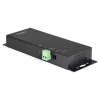 StarTech.com Hub USB C de 4 puertos 10Gbps – Hub USB Type-C industrial de metal con 3xUSB-A y 1xUSB-C – Protección ESD y contra sobretensión – Host USB-C o USB-A – Hub USB 3.2/3.1 Gen 2 autoalimentado y montable