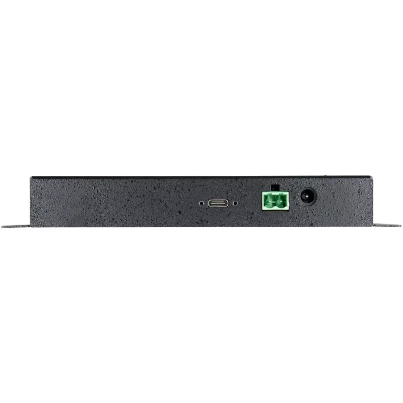 StarTech.com Hub USB C de 4 puertos 10Gbps – Hub USB Type-C industrial de metal con 3xUSB-A y 1xUSB-C – Protección ESD y contra sobretensión – Host USB-C o USB-A – Hub USB 3.2/3.1 Gen 2 autoalimentado y montable