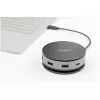 StarTech.com Adaptador multipuerto USB-C - Mini dock USB 3.1 Gen 2 10 Gbit/s Type-C con HDMI/DisplayPort 4K 60Hz o VGA 1080p - PD pass-through de 75 W, hub USB de 3 puertos, GbE - Docking station móvil