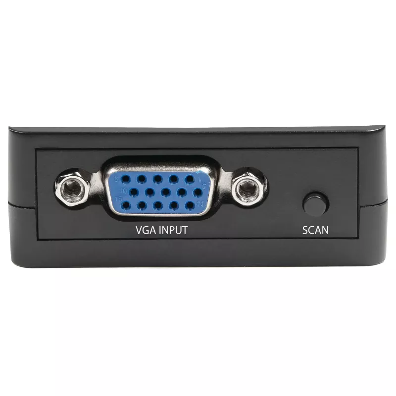 StarTech.com Convertidor VGA a RCA y S-Video - Alimentación por USB, convertidor de vídeo activo, negro, CE, FCC, REACH, 1920 x 1080 píxeles, 640 x 480, 1920 x 1080 píxeles, 60 Hz