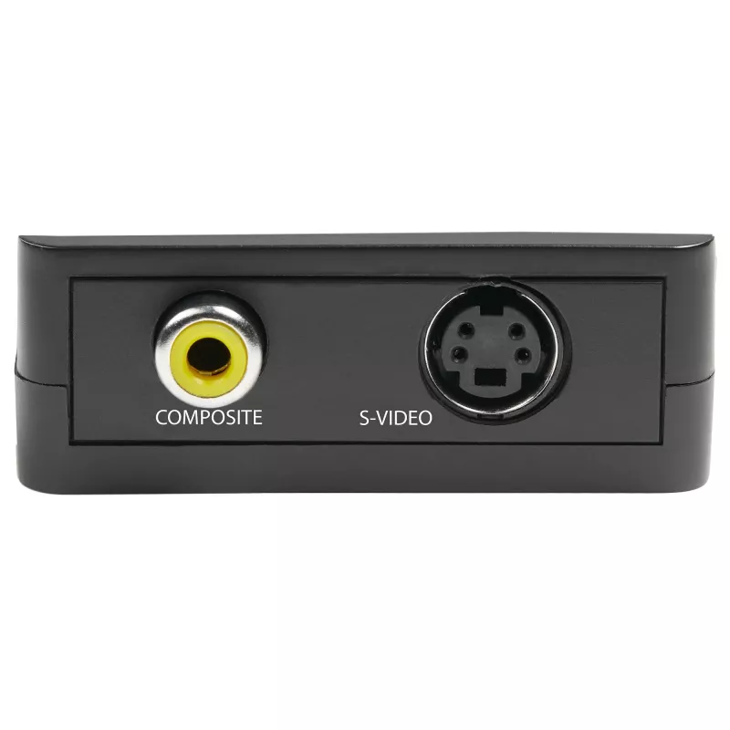 StarTech.com Convertidor VGA a RCA y S-Video - Alimentación por USB, convertidor de vídeo activo, negro, CE, FCC, REACH, 1920 x 1080 píxeles, 640 x 480, 1920 x 1080 píxeles, 60 Hz