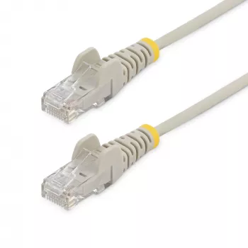 StarTech.com Cable CAT6 de 1 m – Delgado – Conectores RJ45 sin lengüeta – Gris