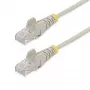 StarTech.com Cable CAT6 de 2 m – Delgado – Conectores RJ45 sin lengüeta – Gris