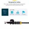 StarTech.com Cable CAT6 de 2 m – Delgado – Conectores RJ45 sin lengüeta – Gris