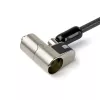 StarTech.com Candado de cable universal 3 en 1 para portátil de 2 m – Candado de cable de seguridad con llave para portátil/sobremesa, compatible con ranura K, Nano y Wedge – Candado de cable de acero antirrobo con llaves