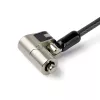 StarTech.com Candado de cable universal 3 en 1 para portátil de 2 m – Candado de cable de seguridad con llave para portátil/sobremesa, compatible con ranura K, Nano y Wedge – Candado de cable de acero antirrobo con llaves