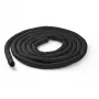 StarTech.com Funda de gestión de cables de 4,6 m - Enrollador de cables flexible en espiral - Funda expandible de 1,0-1,5 pulgadas de diámetro - Organizador/protector/ocultador de cables de poliéster - Organizador de cables negro recortable