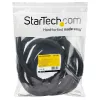 StarTech.com Funda de gestión de cables de 4,6 m - Enrollador de cables flexible en espiral - Funda expandible de 1,0-1,5 pulgadas de diámetro - Organizador/protector/ocultador de cables de poliéster - Organizador de cables negro recortable