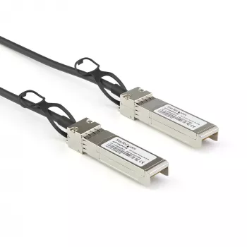 StarTech.com Cable de conexión directa Twinax SFP+ a SFP+ 10G de 3 m compatible con Dell EMC DAC-SFP-10G-3M – DAC de cobre SFP+ 10GbE 10 Gbps pasivo de bajo consumo Módulo Mini-GBIC/Transceptor DAC