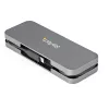 StarTech.com Hub USB C de 4 puertos - 4x USB-A - Hub USB 3.0 Type-C - USB 3.2 Gen 1 (5Gbps) - Hub USB-C a USB-A portátil alimentado por bus para portátil - Cable de 11.2 pulgadas (28,5 cm) con gestión de cables