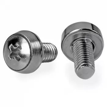 StarTech.com Tornillos para rack de servidor 12-24 – Pack de 50 – Niquelados