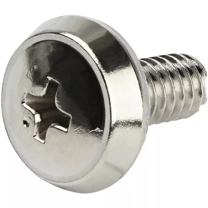 StarTech.com Tornillos para rack de servidor 12-24 – Pack de 50 – Niquelados
