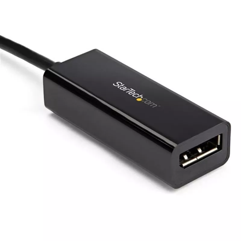 StarTech.com Adaptador USB-C a DisplayPort – Convertidor de vídeo USB Type-C a DP 1.4 Alt Mode 8K/5K/4K – HBR3/DSC/HDR – Adaptador de pantalla DisplayPort para monitor compatible con Thunderbolt 3 8K 60 Hz