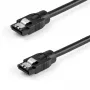StarTech.com Cable SATA redondo de 0,3 m, 0,3 m, SATA III, SATA 7 pines, SATA 7 pines, macho/macho, negro