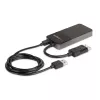 StarTech.com Adaptador multipantalla de 3 puertos – Splitter de vídeo DisplayPort 1.4 a 3x DisplayPort 4K – Doble o triple 4K – Hub MST DisplayPort para portátil/sobremesa para varios monitores – Solo para PCs con Windows