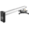 StarTech.com Soporte de pared universal para proyector - Soporte para proyector compatible con proyectores de tiro corto y ultra corto de hasta 15 kg - Inclinable/Giratorio/Orientable - Distancia ajustable a la pared de 42 cm a 70,5 cm - TAA