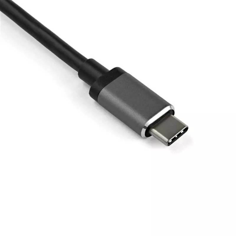 StarTech.com Adaptador de vídeo multipuerto USB-C – Adaptador de monitor USB-C a Mini DisplayPort 1.2 4K 60Hz o VGA 1080p – Convertidor de pantalla USB Type-C 2 en 1 MDP HBR2 HDR/VGA – Compatible con TB3