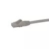StarTech.com Cable Ethernet CAT6 de 7,5 m – Gris Cable Ethernet Gigabit CAT 6 – 250 MHz 100 W PoE RJ45 UTP Cable de red/parcheo sin enganches con alivio de tensión probado individualmente