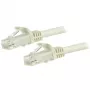 StarTech.com Cable Ethernet CAT6 de 1,5 m – Blanco Cable Ethernet Gigabit CAT 6 – 250 MHz 100 W PoE RJ45 UTP Cable de red/parcheo sin enganches con alivio de tensión probado individualmente
