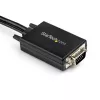 StarTech.com Cable convertidor VGA a HDMI de 2 m con soporte de audio USB y alimentación – Cable adaptador de vídeo analógico a digital para conectar un PC VGA a un monitor HDMI – Cable de monitor 1080p macho a macho