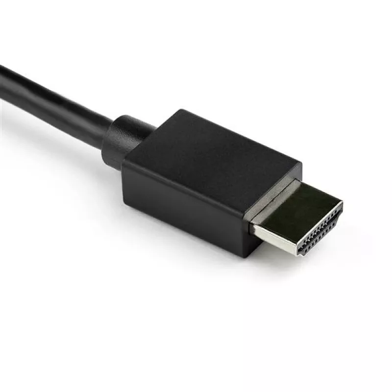StarTech.com Cable convertidor VGA a HDMI de 2 m con soporte de audio USB y alimentación – Cable adaptador de vídeo analógico a digital para conectar un PC VGA a un monitor HDMI – Cable de monitor 1080p macho a macho
