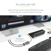 StarTech.com Hub DP a Dual HDMI MST - Dual HDMI 4K 60Hz - Adaptador DisplayPort multipantalla con cable de 30 cm - Hub Multi Stream Transport DP 1.4, DSC | HBR3 - Splitter DP a HDMI