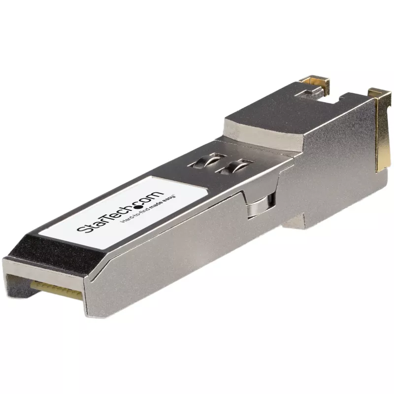 StarTech.com Módulo SFP+ compatible con HPE JL563A - 10GBASE-T - SFP a RJ45 Cat6/Cat5e - 10GE Gigabit Ethernet SFP+ - RJ-45 30 m - HPE 8320, 8325-48Y8