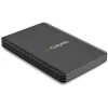 StarTech.com Carcasa Thunderbolt 3 NVMe de 4 bahías, Para unidades SSD M.2 NVMe, 1x DisplayPort Vídeo/ 2x Puertos TB3 Downstream, 40 Gbit/s, Fuente de alimentación de 72W, Carcasa externa para disco duro