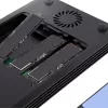 StarTech.com Carcasa Thunderbolt 3 NVMe de 4 bahías, Para unidades SSD M.2 NVMe, 1x DisplayPort Vídeo/ 2x Puertos TB3 Downstream, 40 Gbit/s, Fuente de alimentación de 72W, Carcasa externa para disco duro