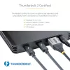 StarTech.com Carcasa Thunderbolt 3 NVMe de 4 bahías, Para unidades SSD M.2 NVMe, 1x DisplayPort Vídeo/ 2x Puertos TB3 Downstream, 40 Gbit/s, Fuente de alimentación de 72W, Carcasa externa para disco duro