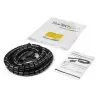 StarTech.com Manguito de gestión de cables de 1,5 m (4,9 ft.) – Espiral – 25 mm (1 pulgada) de diámetro
