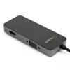 StarTech.com Adaptador USB 3.0 a HDMI y VGA - Adaptador convertidor multipuerto USB Type-A de doble monitor 4K/1080p - Tarjeta gráfica de vídeo externa para múltiples pantallas - Adaptador USB multidisplay