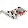StarTech.com Tarjeta USB PCIe de 4 puertos – Tarjeta de expansión USB PCI Express de 10 Gbit/s con 2 controladores – 2x puertos USB-C y 2x USB-A (USB 3.2/3.1 Gen 2) – Tarjeta PCIe USB/USB-C – Full Profile