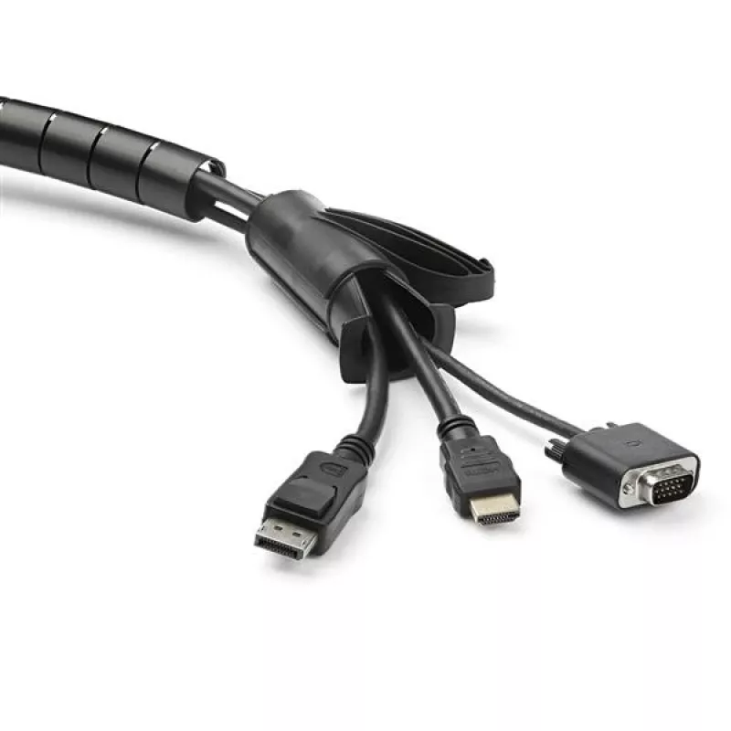 StarTech.com Tubo espiral de gestión de cables de 2,5 m – 25 mm de diámetro