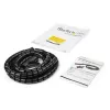 StarTech.com Tubo espiral de gestión de cables de 2,5 m – 25 mm de diámetro
