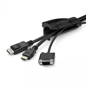 StarTech.com Manguito de gestión de cables de 1,5 m (4,9 ft.) – Espiral – 45 mm (1,8 in.) de diámetro