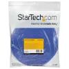 StarTech.com Rollo de cinta de velcro de 15,2 m – bridas reutilizables para cortar – cinta industrial de fijación de cables / bandas textiles ajustables Azul / bandas de gestión de cables autoadhesivas
