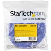 StarTech.com Rollo de cinta de velcro de 7,6 m – bridas recortables reutilizables – cinta industrial de fijación de cables para procesamiento a granel / envolturas de tela ajustables azul / bandas de gestión de cables autoadhesivas reutilizables