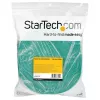 StarTech.com Rollo de cinta de velcro de 30,5 m – bridas recortables reutilizables – cinta industrial de fijación de cables / envolturas de tela ajustables verde / bandas de gestión de cables autoadhesivas reutilizables
