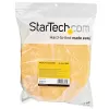 StarTech.com rollo de cinta de velcro de 30,5 m - bridas reutilizables cortables a medida - cinta industrial de fijación de cables por metros / cintas textiles ajustables amarillas / cintas de gestión de cables autoadhesivas reutilizables