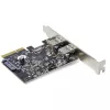 StarTech.com tarjeta PCIe USB de 2 puertos con 10 Gbit/s por puerto - controladora host USB 3.1/3.2 Gen 2 Type-A PCI Express 3.0 x2 - tarjeta de expansión - perfil completo/bajo - Windows y Linux