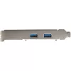 StarTech.com tarjeta PCIe USB de 2 puertos con 10 Gbit/s por puerto - controladora host USB 3.1/3.2 Gen 2 Type-A PCI Express 3.0 x2 - tarjeta de expansión - perfil completo/bajo - Windows y Linux