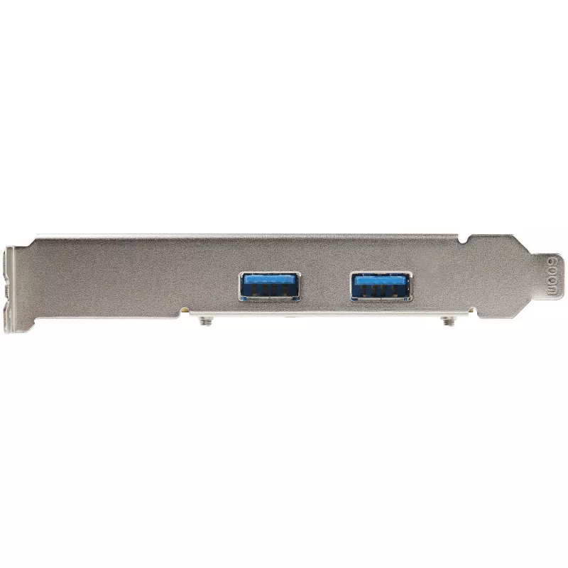 StarTech.com tarjeta PCIe USB de 2 puertos con 10 Gbit/s por puerto - controladora host USB 3.1/3.2 Gen 2 Type-A PCI Express 3.0 x2 - tarjeta de expansión - perfil completo/bajo - Windows y Linux