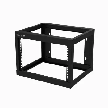 StarTech.com rack de red de pared de 6U 19 pulgadas, 19 pulgadas de profundidad, 2 postes, estructura abierta para sala de servidores, equipos de datos/AV/IT/comunicaciones/informática/paneles de parcheo con tuercas jaula/tornillos ganchos/argollas - Cisco 2960