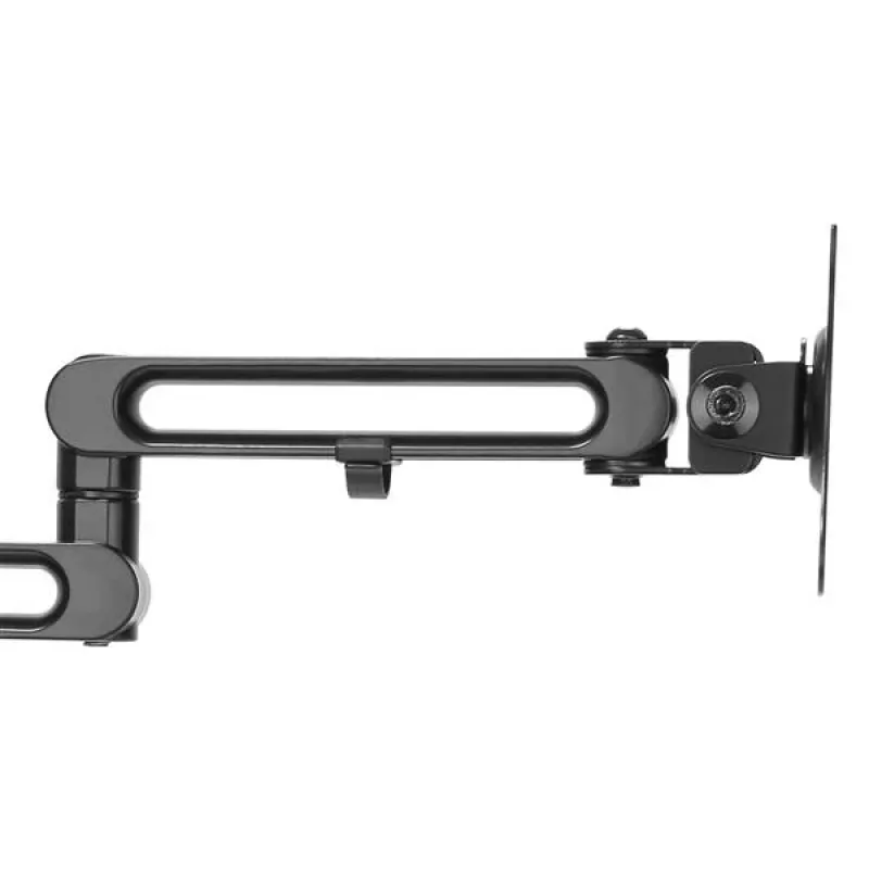 StarTech.com soporte de mesa para doble monitor - brazo de monitor con abrazadera de mesa compatible con VESA para pantallas de hasta 32 pulgadas - brazo de monitor articulado ergonómico - ajustable en altura/inclinación/giro/rotación