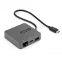 StarTech.com adaptador multipuerto USB-C - mini dock USB 3.1 Gen 2 Type-C - USB-C a vídeo HDMI 4K o VGA 1080p - USB-A USB-C 10 Gbit/s, GbE - dock portátil de viaje para portátil - compatible con Thunderbolt 3